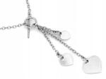 Lovrin Ezüst nyaklánc 925 szív motívummal, 3.78g, 44-es méret, 49.8mm magas, ajándéknak (60230508)