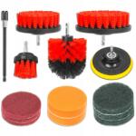 MAAN Tisztító kefék fúrógéphez, 14 darabos készlet