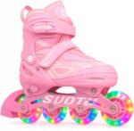 SUOTU Állítható görkorcsolya gyerekeknek 32-36 - Led kerekek, tripla védelem Suotu (S79)