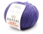Gazzal Baby Cotton Gazzal Fonal , szín 3440, sötétlila (3440)