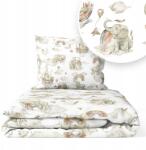 Ankras Ágyneműhuzat 135x100 Gyerek 2EL 100x135 Kiságyhoz (SŁONIE W TĘCZY P-2 135/100 40/60 BEŻOWY)