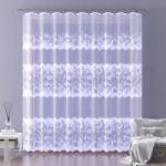 Wisan Elegáns fehér virágmintás jacquard függöny 180 cm Ebenoid A142 (AW142A0M180)