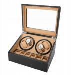  Pu óraforgató, bőr óratartó doboz, struccmintás, 4-6 férőhelyes (8050265935328)