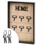 Home Accents Kulcsszekrény Falra Szerelhető Álló Fekete 6x Akasztó Otthon Ajándék (UNIWERSALNA SZAFKA OTWARTA NA PRZEDPOKÓJ DOMU)