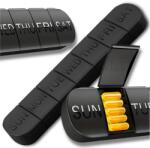  Doboz 7 napos heti gyógyszeres doboz tabletta fekete tartály kazetta (Pudełko 7 dni organizer tygodniowy na leki)