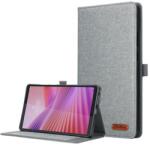  FABRIC Cu balamale husă pentru Lenovo Tab One / Lenovo Tab K9 gri