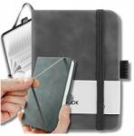  Zsebméretű szürke mini notesz tervező jegyzetfüzet vonalas 100 lapos A7 (Kieszonkowy szary mini notes planer notatnik)