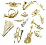  Miniatűr Zenei Hangszer Modell Karácsonyfa Dísz Kiegészítők (MINIATURE MUSICAL)