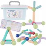 Swede Mágneses építőkockák Nagy Építőkockák Gyerekeknek 36 db-os Golyó Szett (5902496186181)