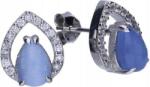Lovrin Ezüst fülbevaló 925 kék cirkónia kövekkel, 2, 93g, látványos ezüstből (Lovrin 47148)
