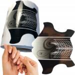 Lewer Sablonok körömhosszabbító formákhoz 100db zselés, akril manikűrhöz, Hegyes (przedłużanie paznokci mocny klej akrylożel)