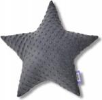  Dekoratív Párna Csillag Minky Szürke Jukki (5907534750591)