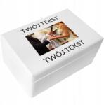 Creative Deco Gravírozott doboz esküvői ajándék születésnap fénykép és szöveg Uv nyomtatás 30x20x14 (JANCDSD130BCUSTOMWISHTEXTPHOTOBOXFBM-W)