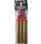 Rappa Arany színű torta tűzijáték palacktartóval, 40 másodperc, 12 cm, 3 darabos szett (8595596318797)