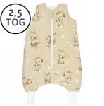 Ankras Hálózsák lábszárvédővel 74-86 S Egész éves Mintás! (ŚZN całoroczny R. S 68-86 ŻYRAFKI BEŻ)