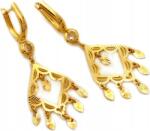 Lovrin Arany függő fülbevaló 585 mozgó elemekkel 3, 48g női modell ajándékba (Lovrin 46488)