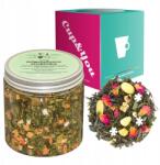 Cup&You Mandula Muffin zöld tea alma rózsaszirom fehér tea 100g (herbata liściasta sypana mieszanka napar susz)