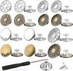 BOTC 24 darabos javítókészlet farmerhez és nadrágokhoz, csavarhúzóval (Button)