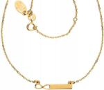 Lovrin Ezüstözött, 925-ös ezüst nyaklánc végtelen jellel, 1, 74g, finom ajándék (Lovrin 52610)