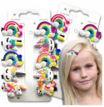  Színes hajcsatok és hullámcsatok szett gyerekeknek, 20 db-os, Unikornis (Kolorowy Zestaw Wsuwek do włosów 20szt)