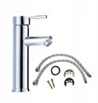 Focus Sanitar Fürdőszobai Csaptelep Alacsony Króm Csaptelep Fürdőszobai Mosdóhoz (WT0743)