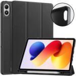  LEATHER cu balamale husă pentru Xiaomi Redmi Pad 2 Pro negru