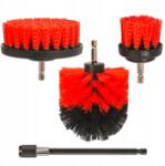 MAAN Tisztító kefék fúrógéphez, 4 darabos készlet