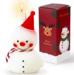 Allbag Ünnepi Illatos Szójagyertya Hóember Díszgyertya Ajándéknak (ŚWIECZKA003 BAŁWANEK Allbag)