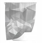  Zuhanyfüggöny Fémkarikákkal Vízálló Szürke 180 x 180 cm (B0CHY8Q36P)