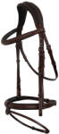 BR Anatómiás lovagló zablát BR Equitation Berrington COB barna|szürke