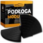  Sarokrész moduláris padló puzzle-höz, autókozmetikai műhelybe, fekete (Narożnik do podłogi modułowej puzzle)