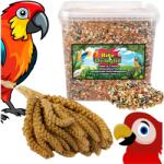  Papagájeledel 10L 1kg fehér szenegáli köles hullámos és nimfa papagájoknak