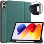 LEATHER cu balamale husă pentru Xiaomi Redmi Pad 2 Pro verde