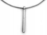 Lovrin 925-ös ezüst nyaklánc, lógó pálcika medállal, divatos mintával (Jubiler Lovrin)