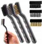  3 darabos multifunkcionális drótkefe készlet tisztításhoz és polírozáshoz (Zestaw 3 szczotek wielofunkcyjnych drucianych)