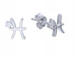 Lovrin Ezüst fülbevaló 925-ös, halak csillagjegy, látványos ezüstből, ajándék, zodiákus (Lovrin 63379)