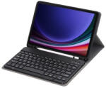 Samsung Tab S9 11.0 SM-X710 / X716B, Bluetooth billentyűzetes mappa tok, érintőceruza tartó, fekete