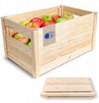Creative Deco Természetes fa láda, nagy tárolódoboz gyűjteményekhez, 46 x 29, 5 cm (X0028WQB6X)