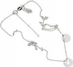 Lovrin Ezüst női nyaklánc 925-ös finomságú, lemezzel és "oponka" díszítéssel, 2, 04g, elegáns, divatos minta (Lovrin 53744)