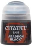 Games Workshop Festék Citadel Base Abaddon Black