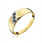 Lovrin Arany gyűrű 585 fekete kővel 1.66g széles ajándékba 14k (58716870)