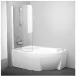 RAVAK Rosa CVSK1 140/150 bal kádparaván fehér+transparent (7QLM0100Y1) - groszmann