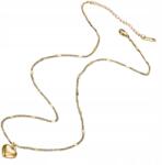  Elegáns női nyaklánc sebészeti acélból, aranyozott, Love szív medállal (pozłacany serduszko stal chirurgiczna)