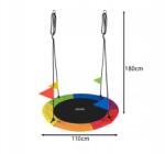 Kruzzel függő hinta fotel, Vraní/Čapí hnízdo (Varjú/Gólyafészek) 110 cm, többszínű (000025284)