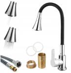  Konyhai Mosogató Csaptelep Álló Mosogató Csaptelep Flex Króm (6001961)