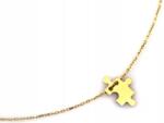 Lovrin Arany nyaklánc 585, celebritás stílusú, eredeti puzzle motívummal (r45) ajándékba