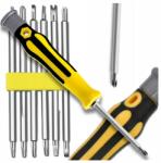  Precíziós csavarhúzó készlet 12 az 1-ben elektronikai eszközökhöz, Torx bitek, Csavarhúzók Szerviz (Śrubokręt zestaw wkrętaków 12w1)