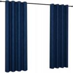 NOW-ART Velúr függöny 140x220 karikákkal, velúr függönyök ezüst színű fémgyűrűkkel, velvet (Zasłonana kółka welurowa VELVET zaciemniająca)