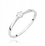 Fugart Arany Gyűrű 585 Eljegyzési Gyémánttal, Ingyenes Gravírozás r7 (F579-B585-LD0.10)