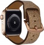  iBazal csillámos bőr óraszíj 38mm/40mm arany (ibaz4589)